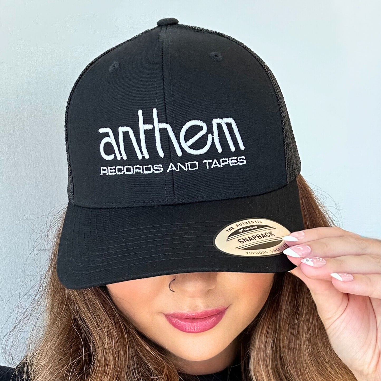 Vintage Anthem Records and Tapes Logo Snapback Hat