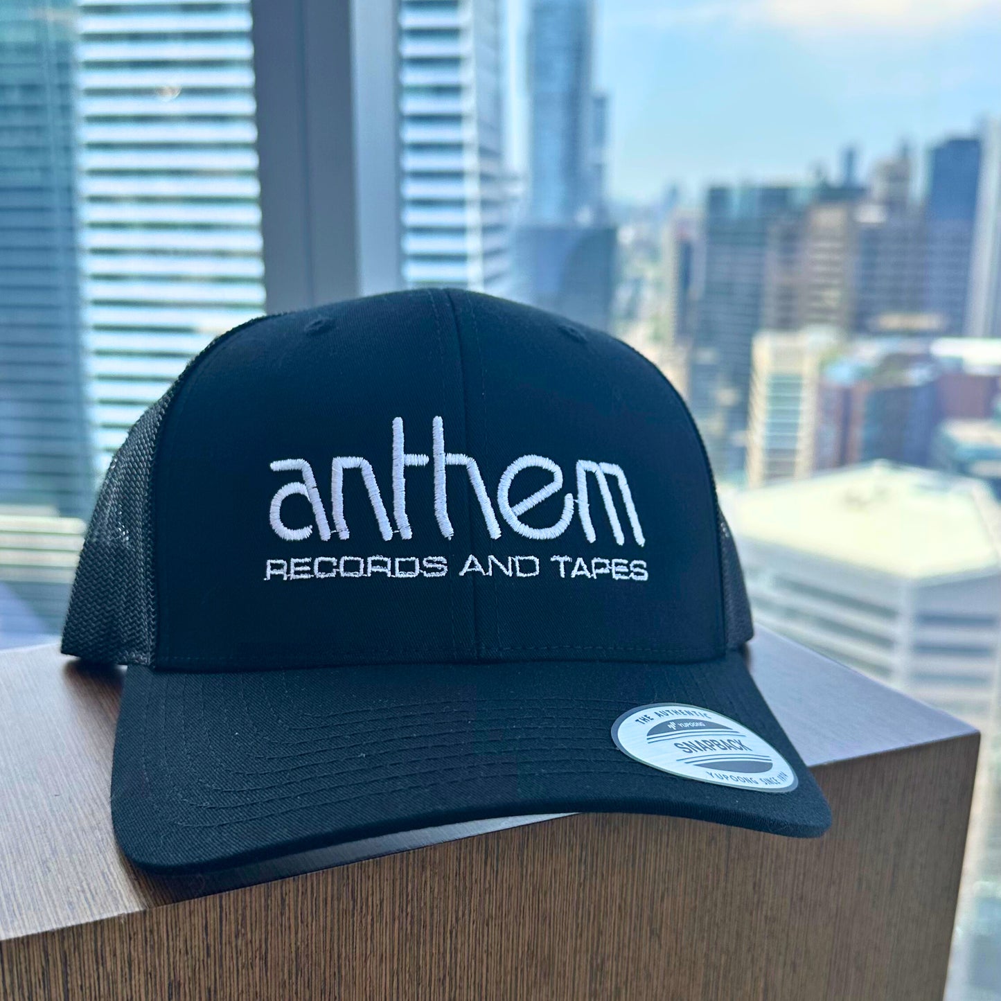 Vintage Anthem Records and Tapes Logo Snapback Hat