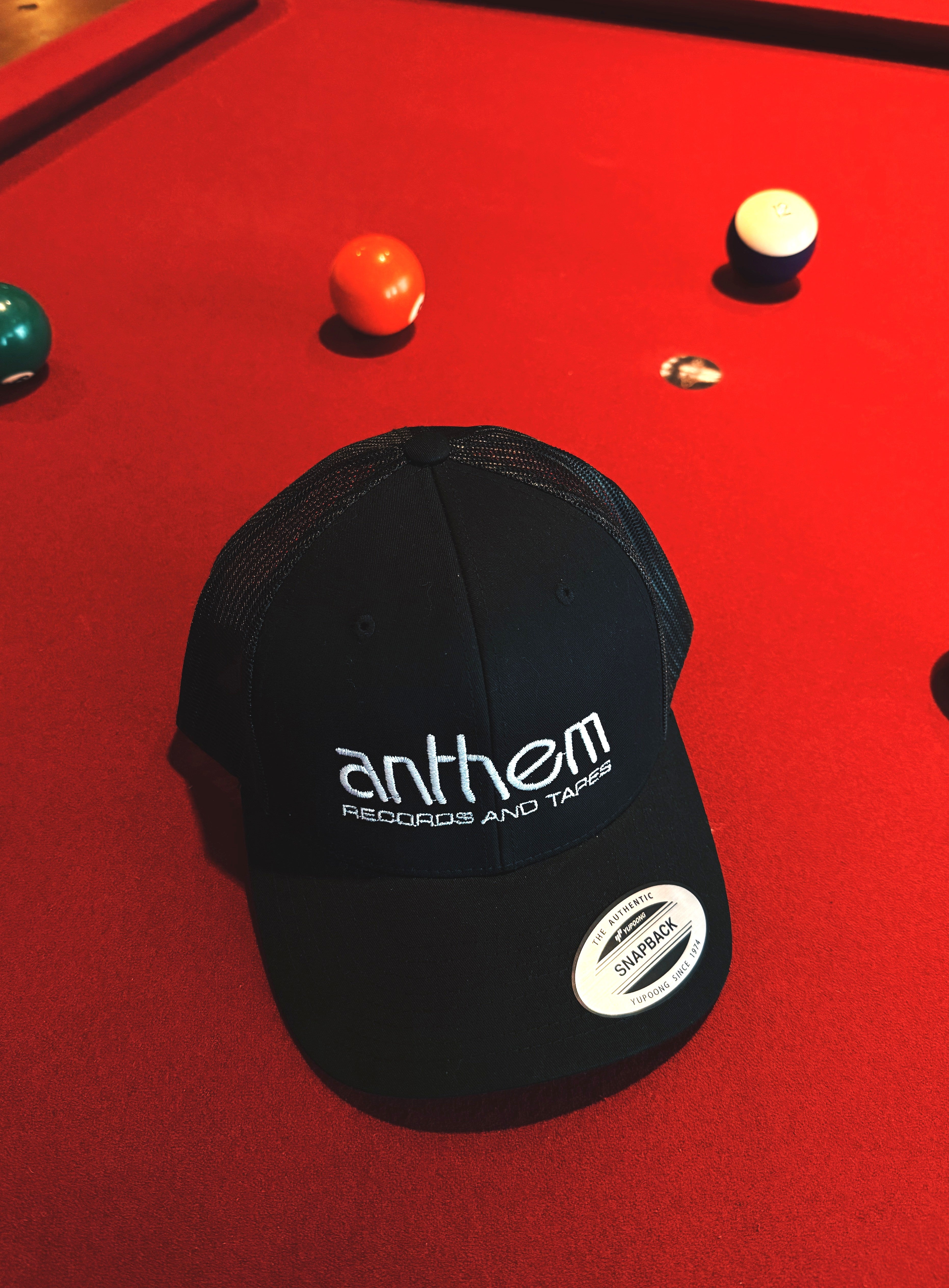 Vintage Anthem Records and Tapes Logo Snapback Hat