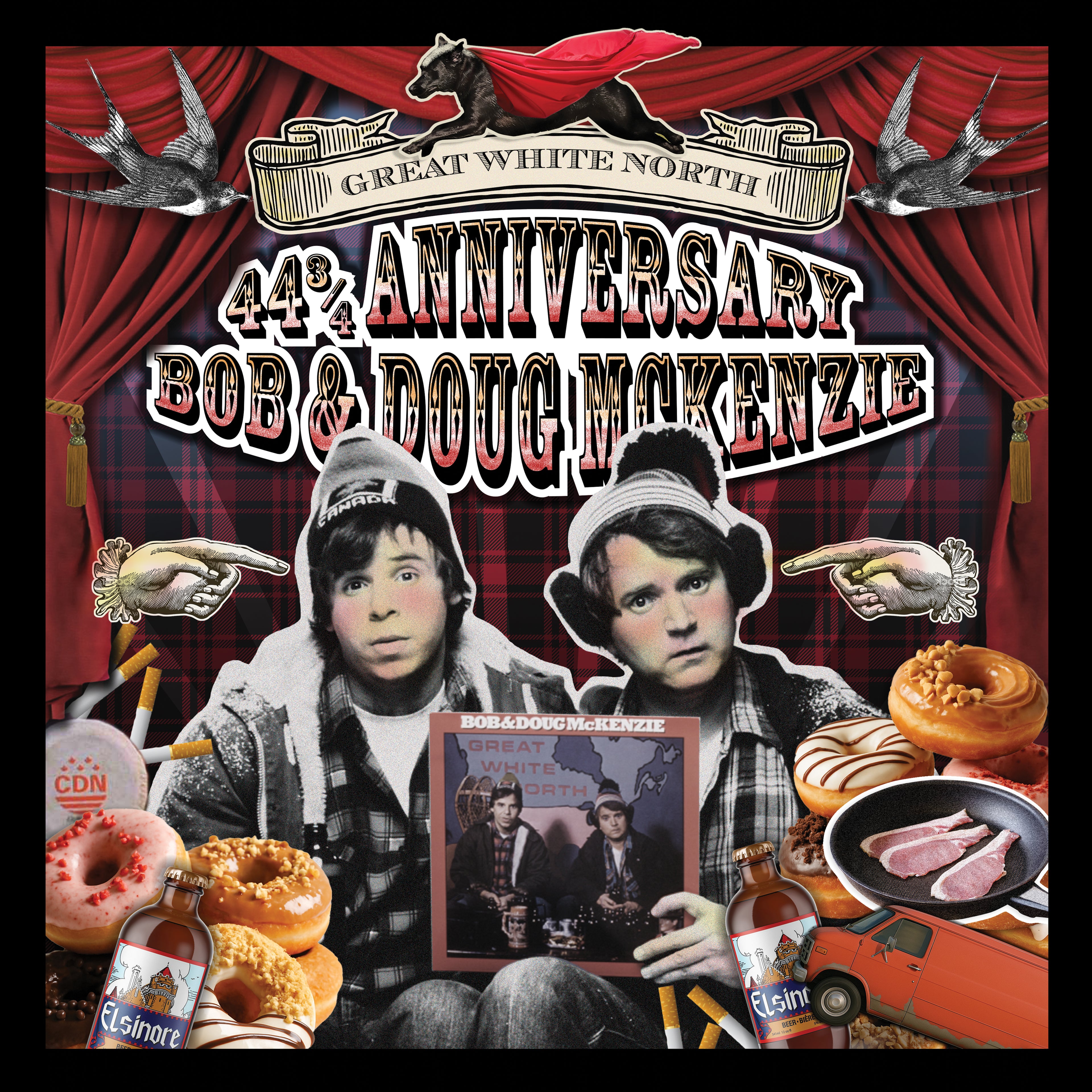 Bob & Doug McKenzie - Great White North & Strange Brew (44 3/4 Anniversary) [Black Vinyl 2LP+Blu-ray] **PRE-ORDER**
