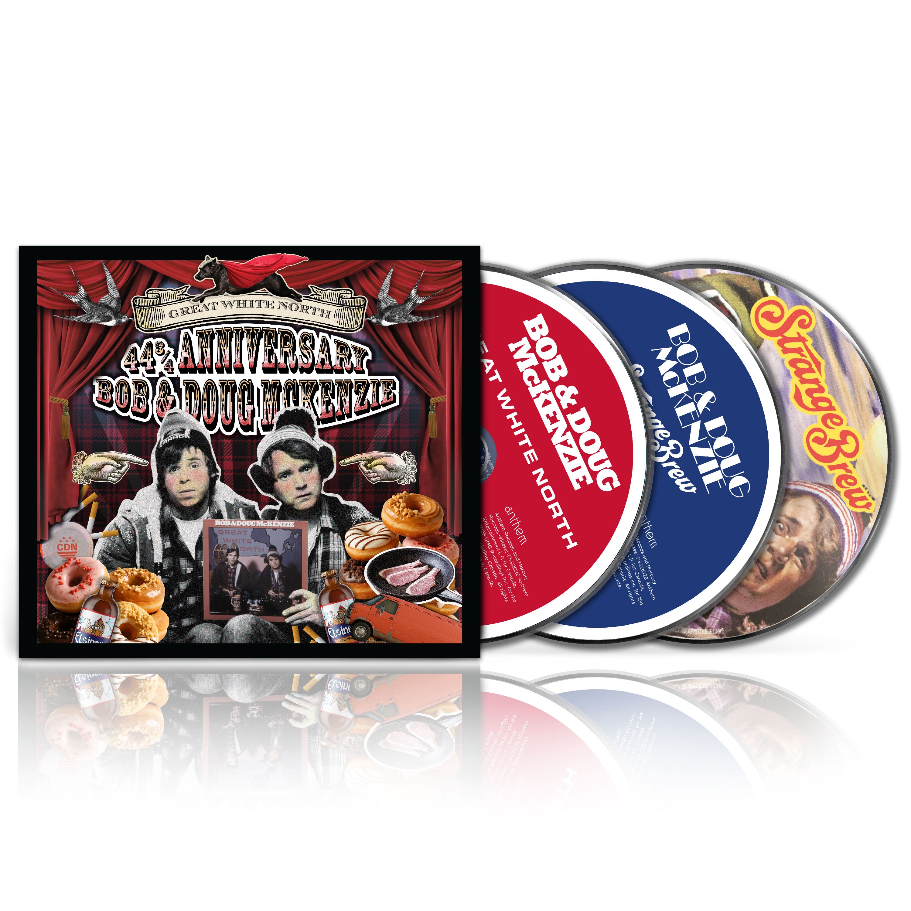 Bob & Doug McKenzie - Great White North & Strange Brew (44 3/4 Anniversary) [2CD+Blu-ray] **PRE-ORDER**