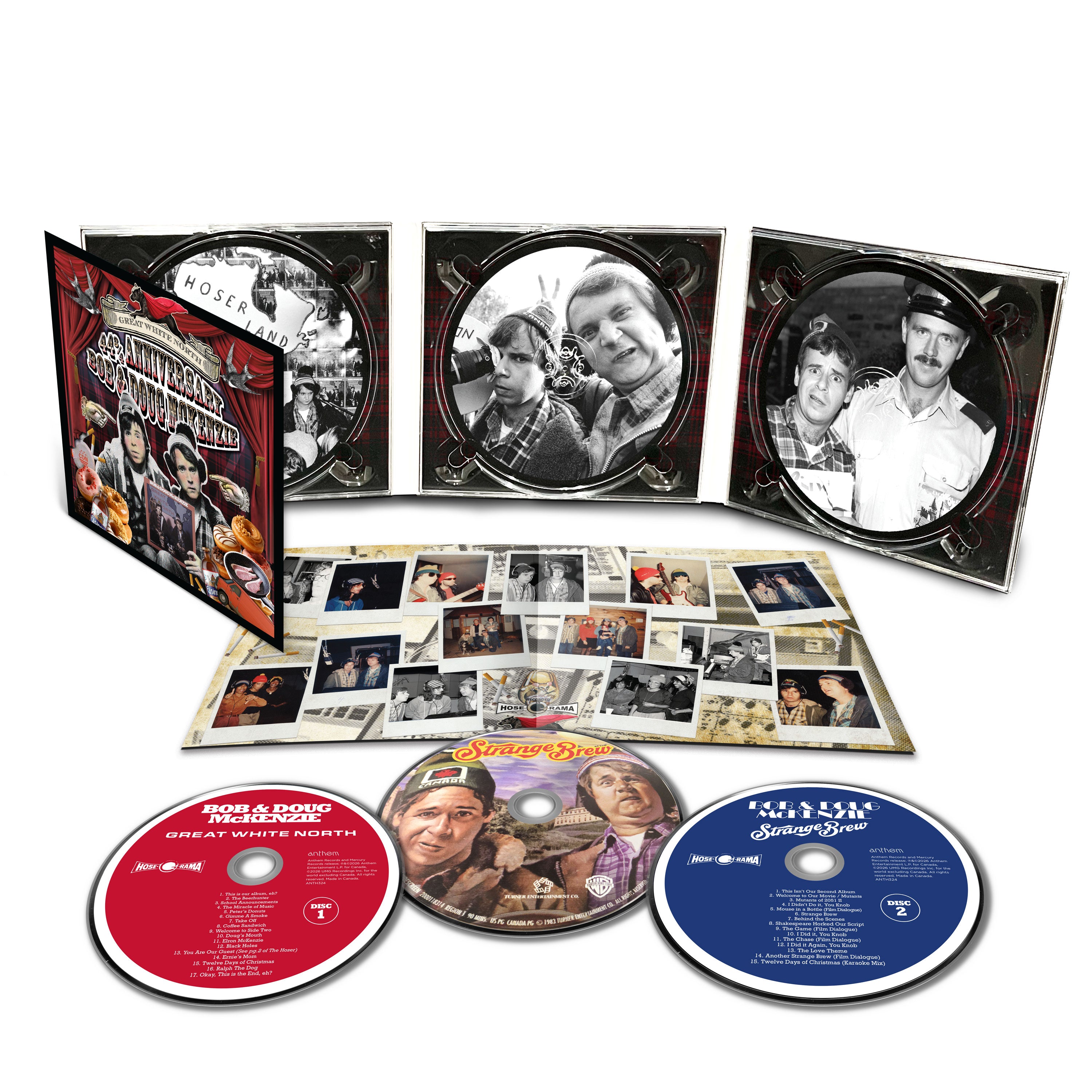 Bob & Doug McKenzie - Great White North & Strange Brew (44 3/4 Anniversary) [2CD+Blu-ray] **PRE-ORDER**