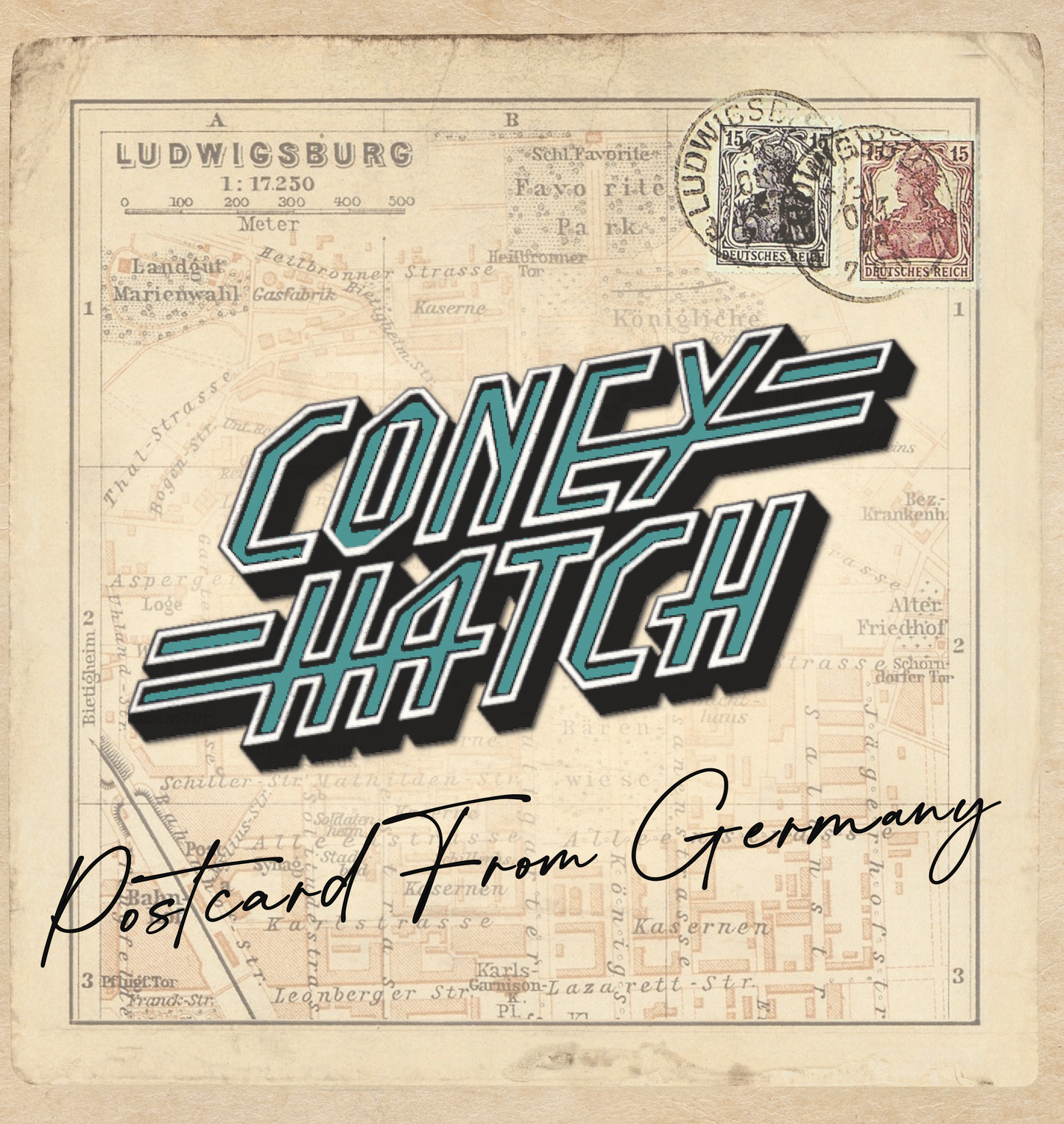 Coney Hatch - Postcard From Germany (Turquoise Vinyl)