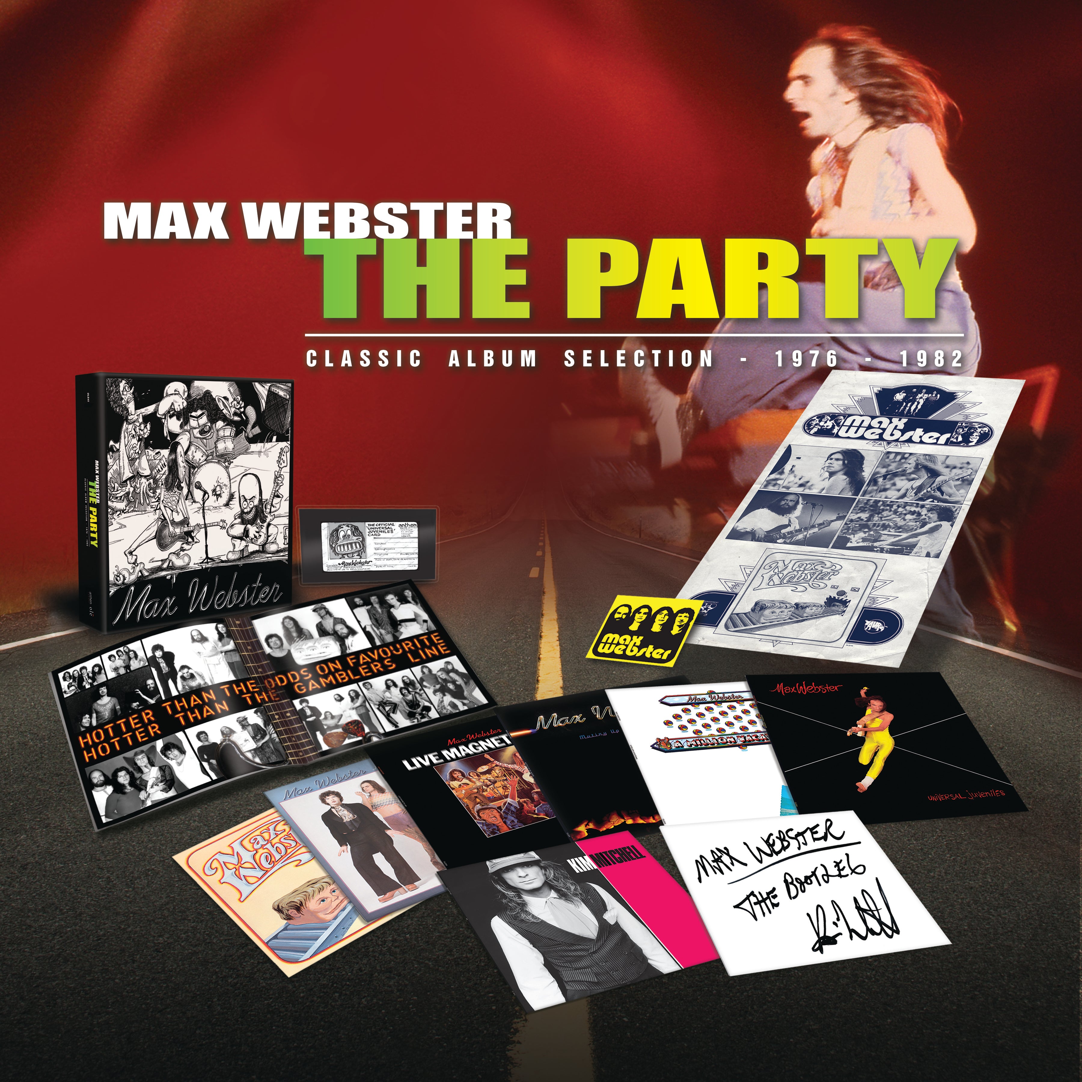 Max Webster - The Party [Vinyl 8LP Box Set] - AUTOGRAPHED!